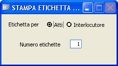 maschera stampa etichette